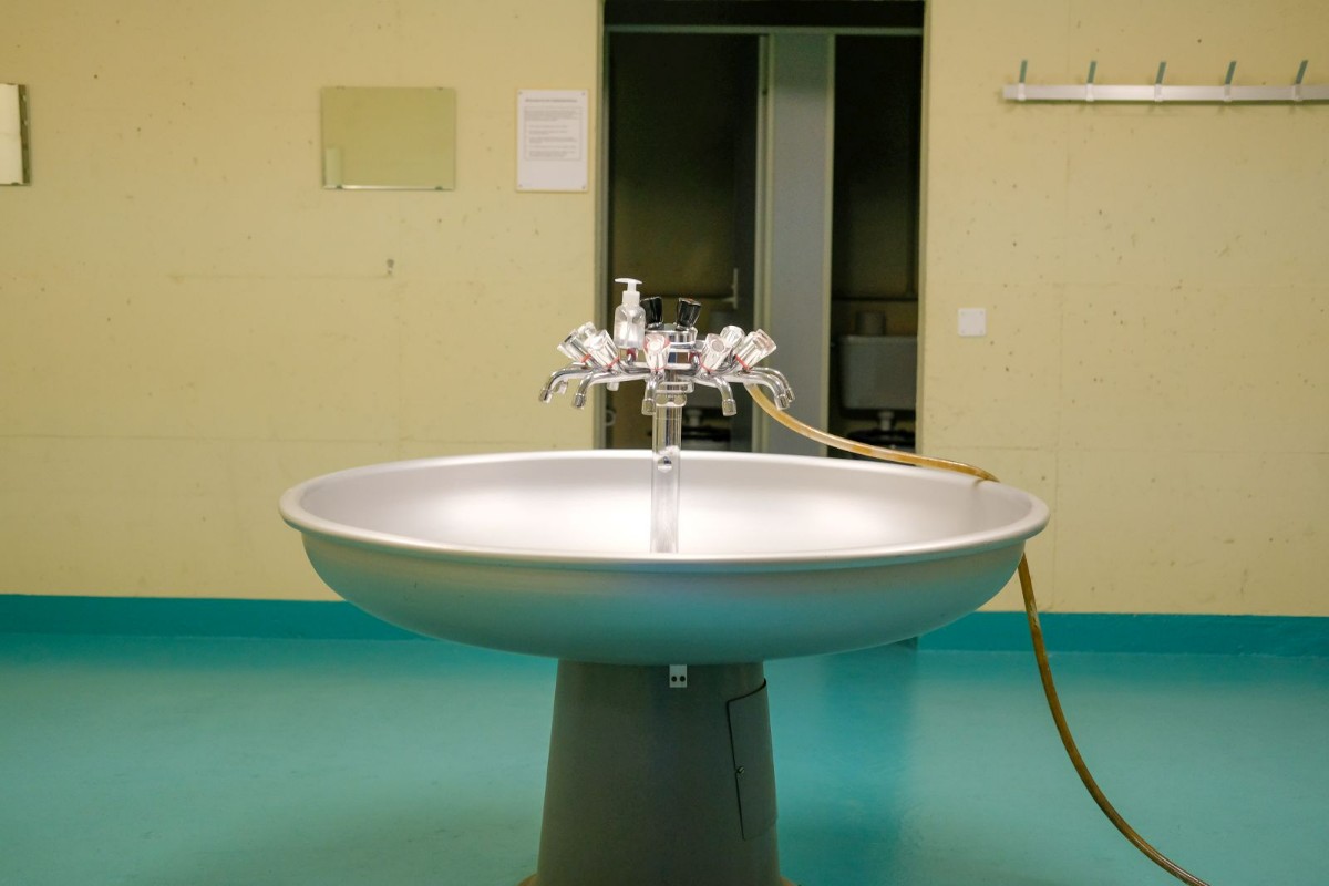 Waschraum der Zivilschutzanlage Rönnimoos. 20240325_Cobra_Ausbildung_013.jpg