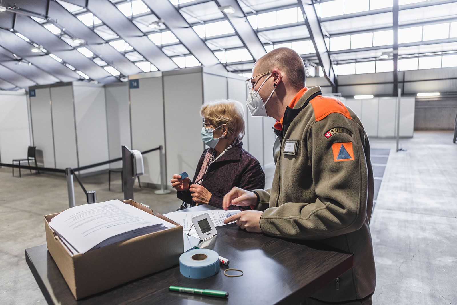 Persönliche Betreuung der zu behandelnden Personen durch die ZSOpilatus ZSOpilatus-Impfen-1356.jpg