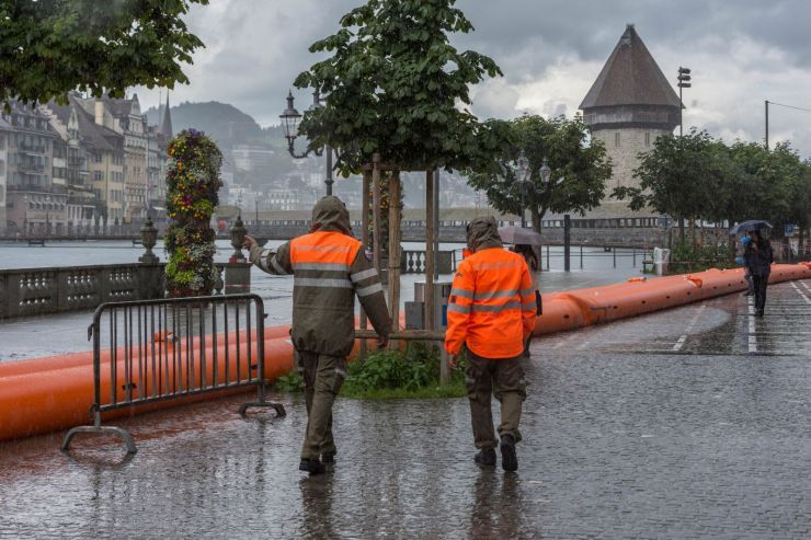 Hochwasser 2021 - Einsatz gegen die Wassermassen