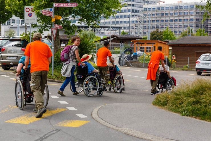 Einsatz für den Blinden-Fürsorge-Verein